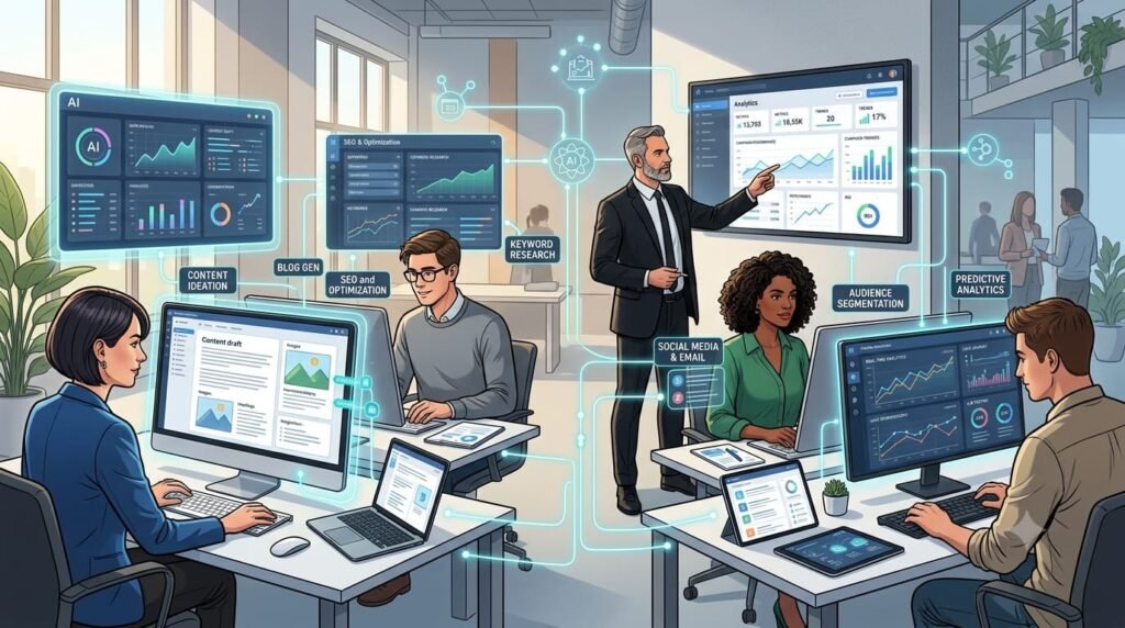 AI tools for marketing and digital marketing workflow