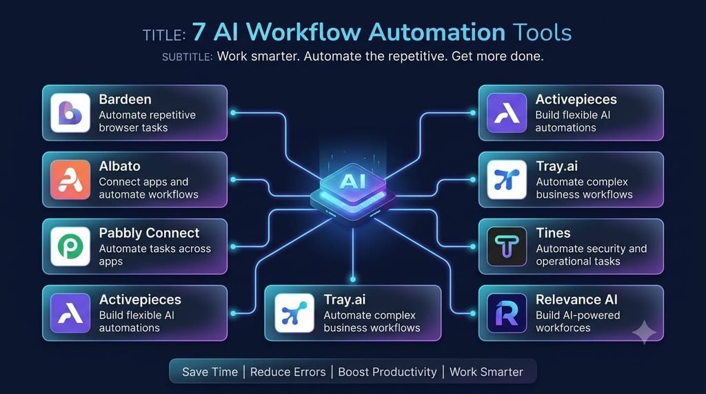 Seven AI workflow automation tools