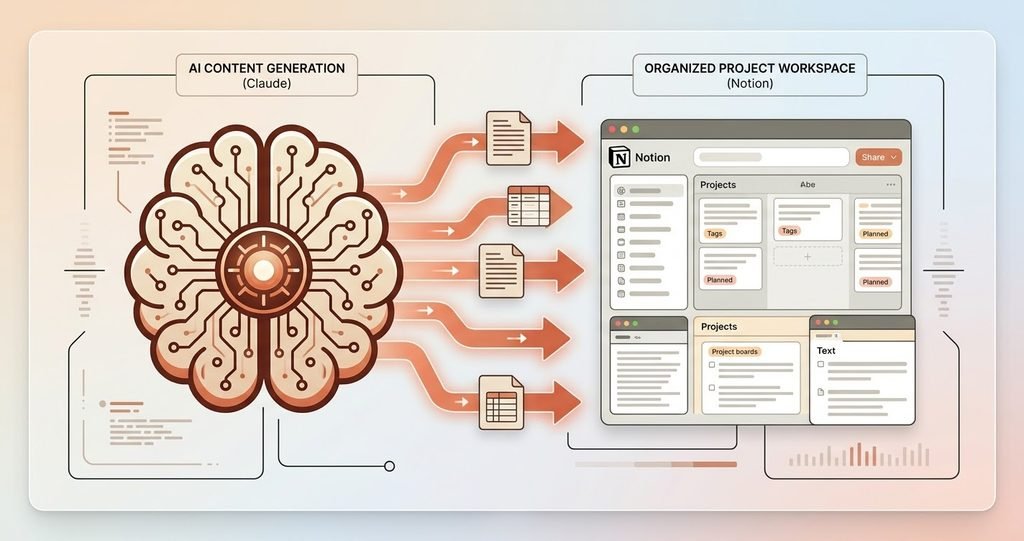 Claude Ai connected directly to Notion workspace